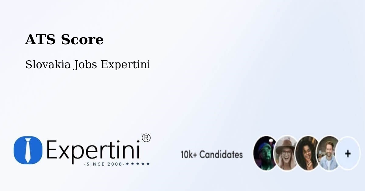 Resume ATS Score & Job Description Match Tool – Sobrance - Slovakia Jobs Expertini