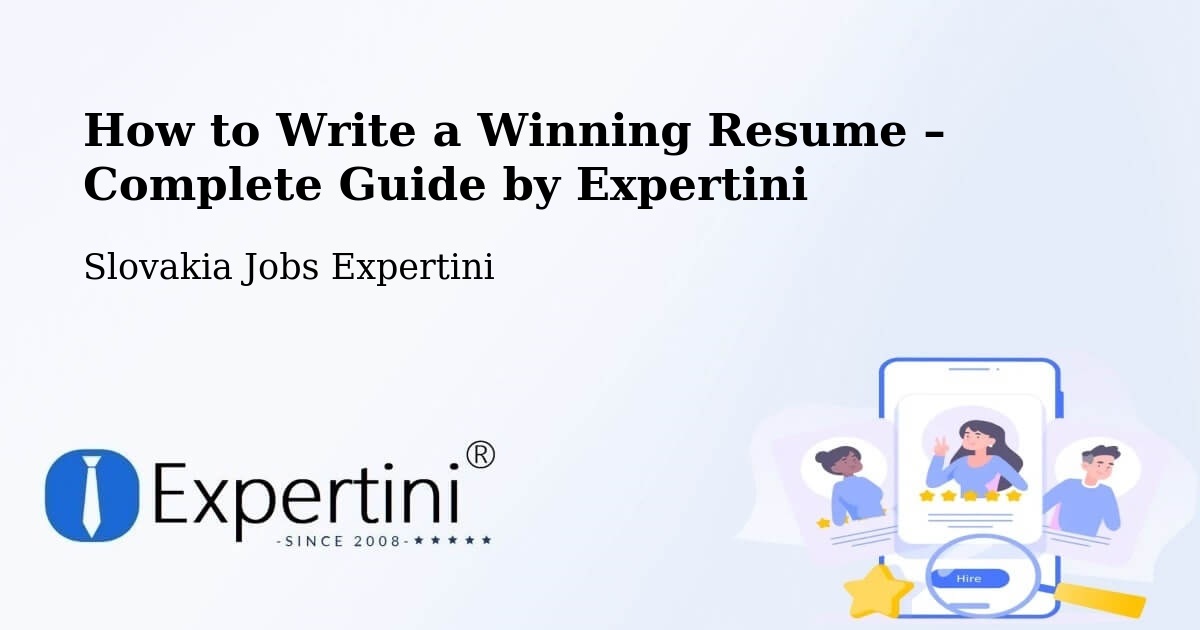 Resume Writing Guide for Job Seekers – Sobrance - Sobrance, Slovakia Jobs Expertini